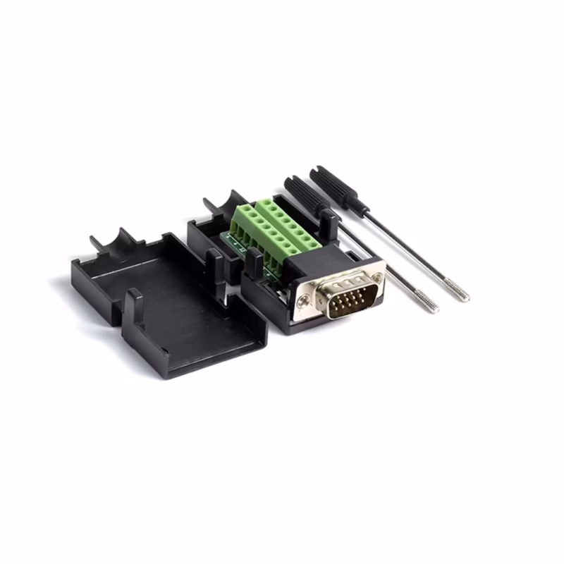 Conector VGA Macho con Borneras HFM YKZ VGA