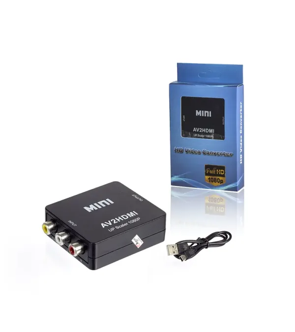 Convertidor 3 RCA a HDMI - American NET GP-174-3RCA-HP