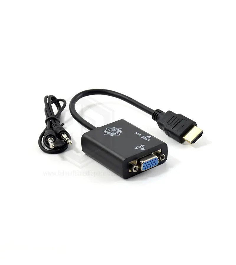 Adaptador HDMI a VGA Delcom DA-HVG01, Cable Convertidor de HDMI a VGA FullHD 1080p Delcom
