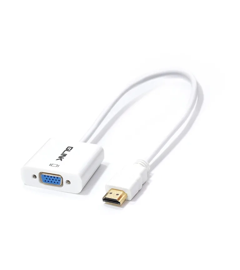 Convertidor HDMI a VGA Glink GL-001, Cable Adaptador HDMI a VGA