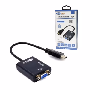 Convertidor HDMI a VGA Trautech PE-DP0090 Adaptador HDMI a VGA Trautech PE-DP0090, Conversor de HDMI a VGA