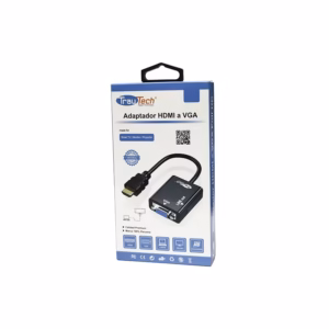 Adaptador HDMI a VGA Trautech PE-DP0090, Conversor de HDMI a VGA