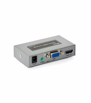 Adaptador VGA a HDMI Activo con Audio y Video Dtech GP-DT7004B, Conversor de VGA Análogo + Audio a HDMI Full HD 1080p
