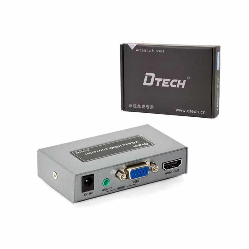 Dtech DT B | Convertidor VGA a HDMI Full HD p