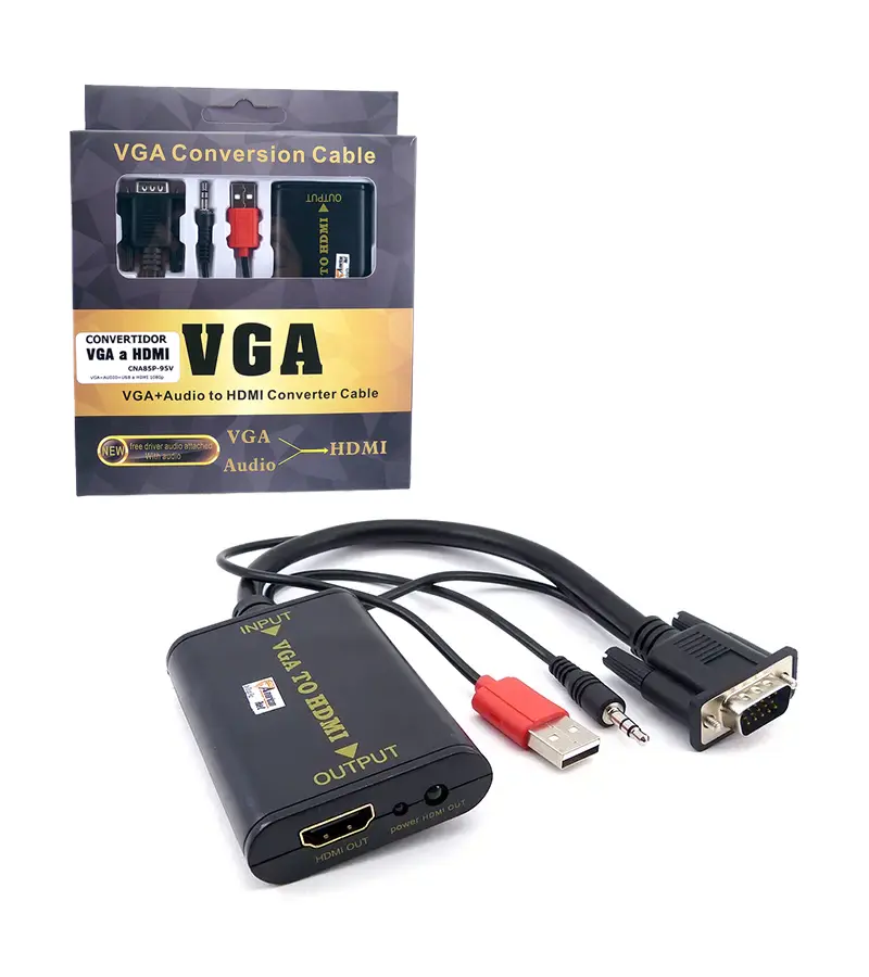 Convertidor VGA a HDMI Full HD 1080p - American NET GP-100VHUM
