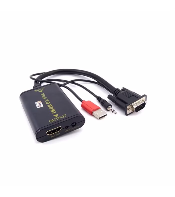 Convertidor VGA a HDMI GP VHUM American NET  Convertidor VGA a HDMI Full HD p   American NET GP VHUM  HD Multimedia PERU SAC