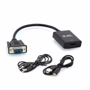Convertidor VGA a HDMI Glink GL-009, Cable Adaptador de VGA a HDMI