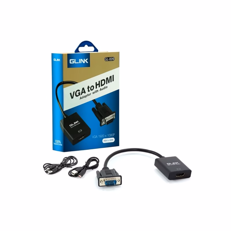 Convertidor VGA a HDMI Glink GL  | Full HD p