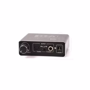 Convertidor de Audio Optico | RCA | Coaxial Digital | MiniPlug 3.5mm | Control de Audio | High Full Max | DA-005