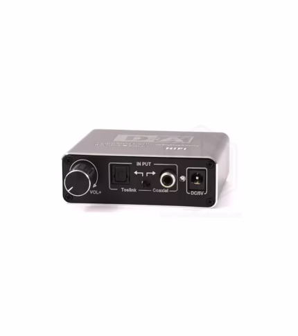 Convertidor de Audio Optico | RCA | Coaxial Digital | MiniPlug 3.5mm | Control de Audio | High Full Max | DA-005