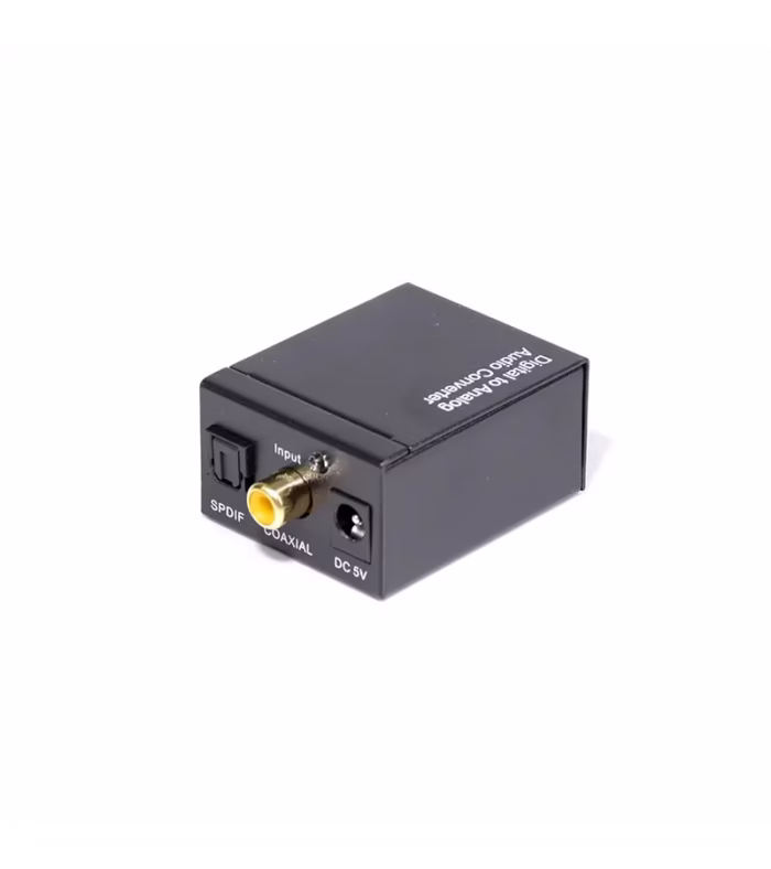 Convertidor de Audio Óptico a RCA American NET GP  RCA Toslink a RCA SPDIF a RCA