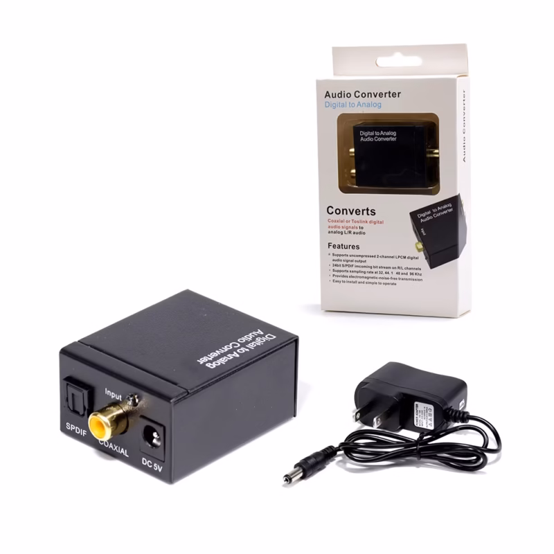 Convertidor de Audio Óptico a RCA American NET GP  RCA