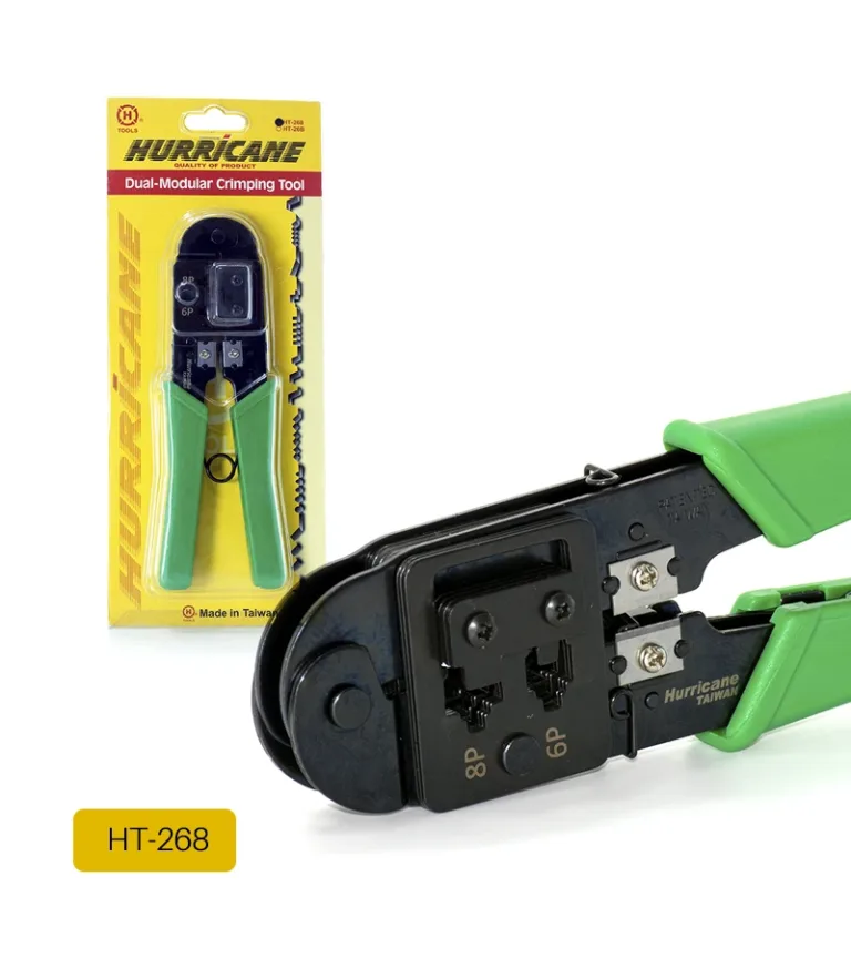 Crimping Tool RJ45 Cat5e Cat6 Cat6A Hurricane HT-268