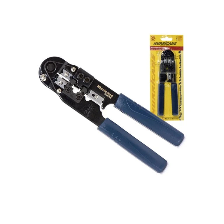 Crimping Tool Rj45 - Alicate Ponchador de Red Hurricane HT-210C