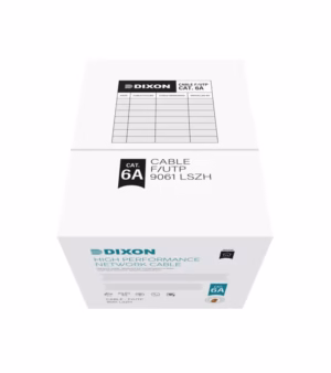 Dixon 9061 Cat6a Cable STP Chaqueta LSZH - Color Blanco