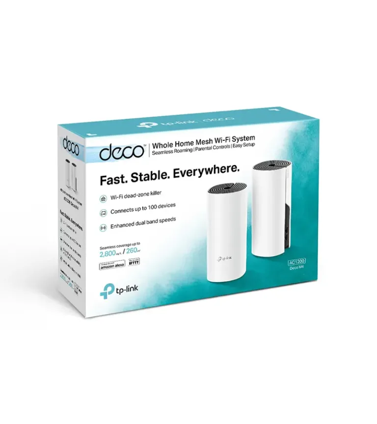 Deco M4 Pack de 2 TP-Link Sistema Inalámbrico WiFi Mesh AC1200