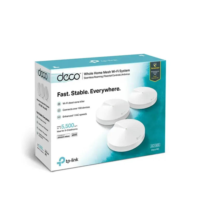 Deco M5 Pack de 3 TP-Link Sistema Inalámbrico WIFI Mesh AC1300