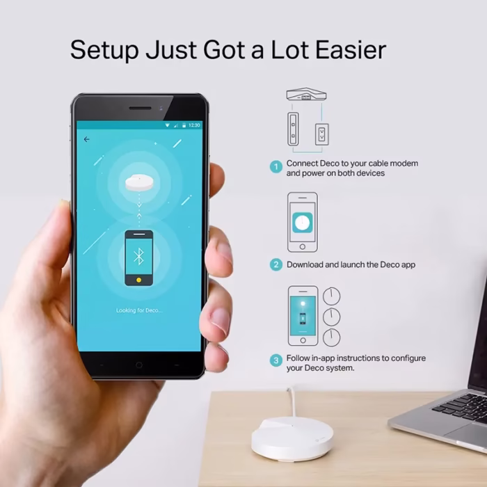 Deco M Pack de  TP Link Sistema Inalámbrico WIFI Mesh AC