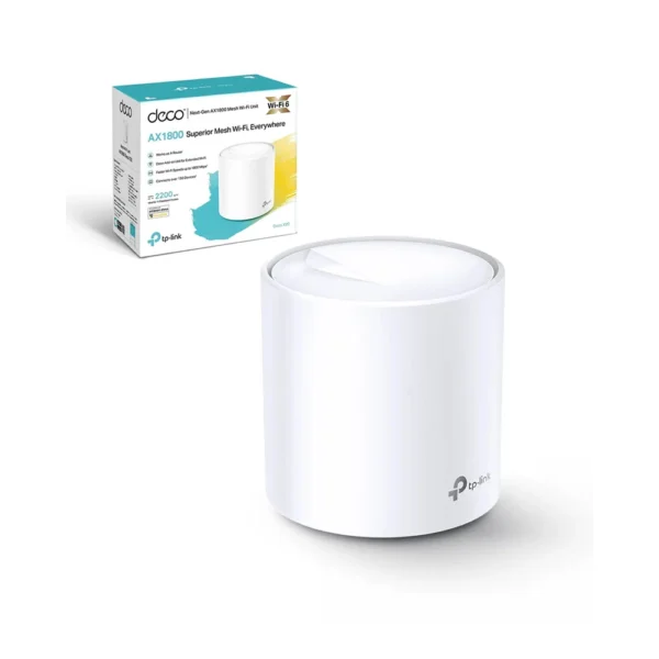 Deco X20 Pack-1 Sistema Inalámbrico Mesh WiFi6 AX1800 TP-Link Deco X20 Pack-1 | Sistena Wi-Fi 6 Mesh | AX1800 | AC1800 | TP-Link, Sistema MESH con WiFi6 | DECO X20 Pack Unitario | TP-Link, Sistema Wi-Fi 6 Mesh para toda la casa AX1800