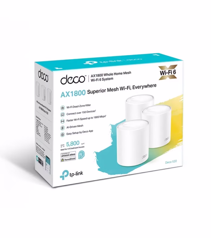 Deco X Pack  Sistema Inalámbrico Mesh Wi Fi  AX TP Link