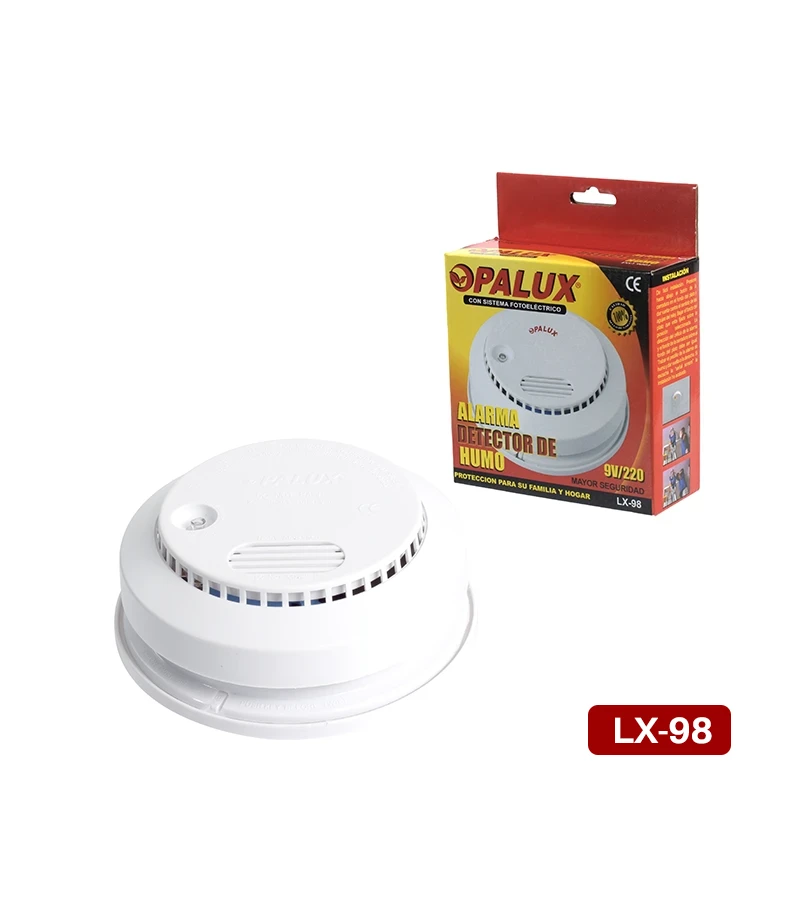 Detector de Humo para Montaje en Techo - Opalux LX-98