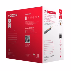 Dixon 3050 Cable de Red Cat5e CCA - 305Mts Chaqueta PVC