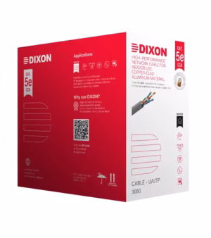 Dixon 3050 Cable de Red Cat5e CCA - 305Mts Chaqueta PVC