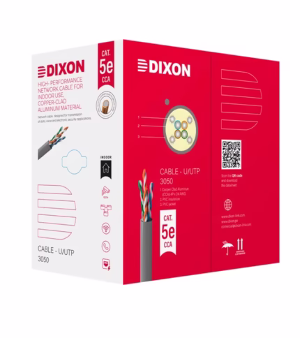Dixon 3050 Cable de Red Cat5e CCA - 305Mts Chaqueta PVC