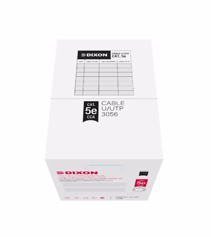Dixon  Cable UTP Cat E CCA para Exterior con UV