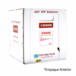 Dixon 3057 Cable FTP Cat 5E CCA para Exterior con Chaqueta UV