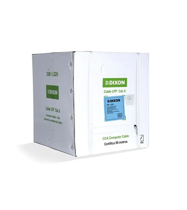 Dixon 3061 Cable de RED Cat6 UTP con Chaqueta LSZH