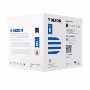 Dixon 9041 Cable Cat6 para Exterior Chaqueta UV