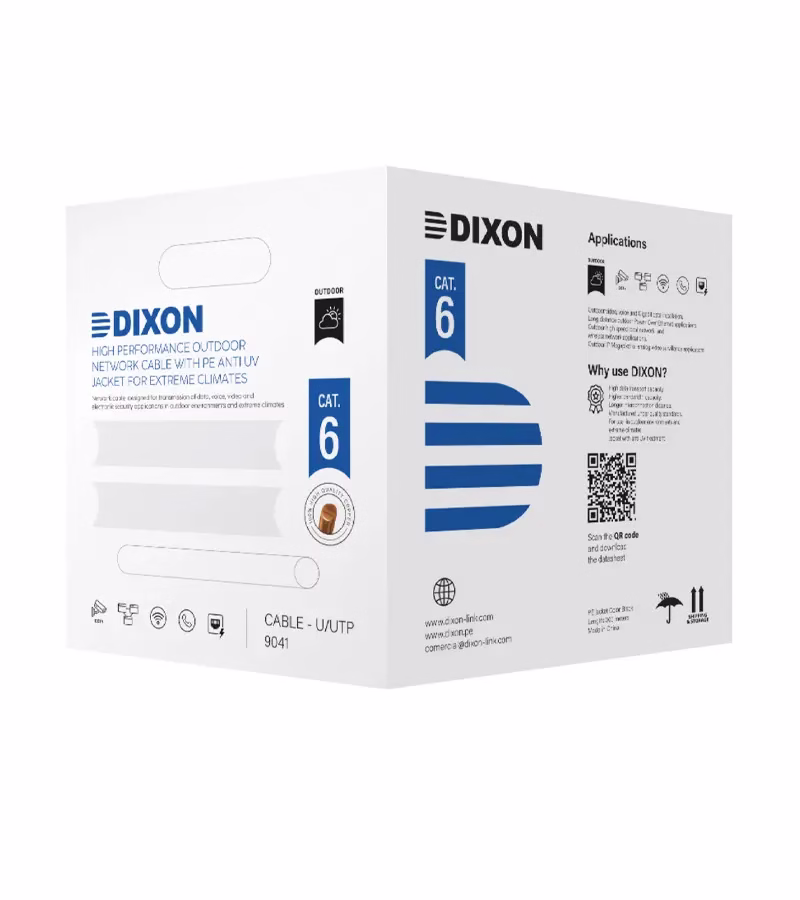 Dixon  Cable Cat para Exterior Chaqueta UV