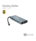 Convertidor USB C 11 en 1 Docking Station - Delcom UVYL2110, Docking Station USB-C, Hub USB Tipo C Dock 11 en 1 