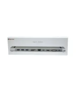 Adaptador USB Tipo C  11 en 1  HDMI 4K / VGA / HUB Usb 3.0 / PD de Carga / Lan Gigabit / Lector MicroSD / SD   - Todo en uno High Full Max HC-10-S Estación de Trabajo con conector USB 3.1 tipo C  - 11 en 1 Type-C Station
