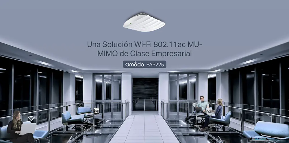 EAP225 Access Point de Doble Banda AC1350 Gigabit TP-Link - OMADA