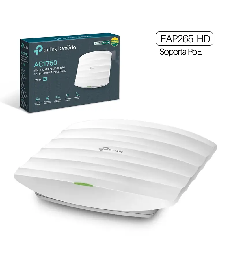 EAP265 HD Access Point Gigabit Empresarial AC1750 de Doble Banda TP-Link