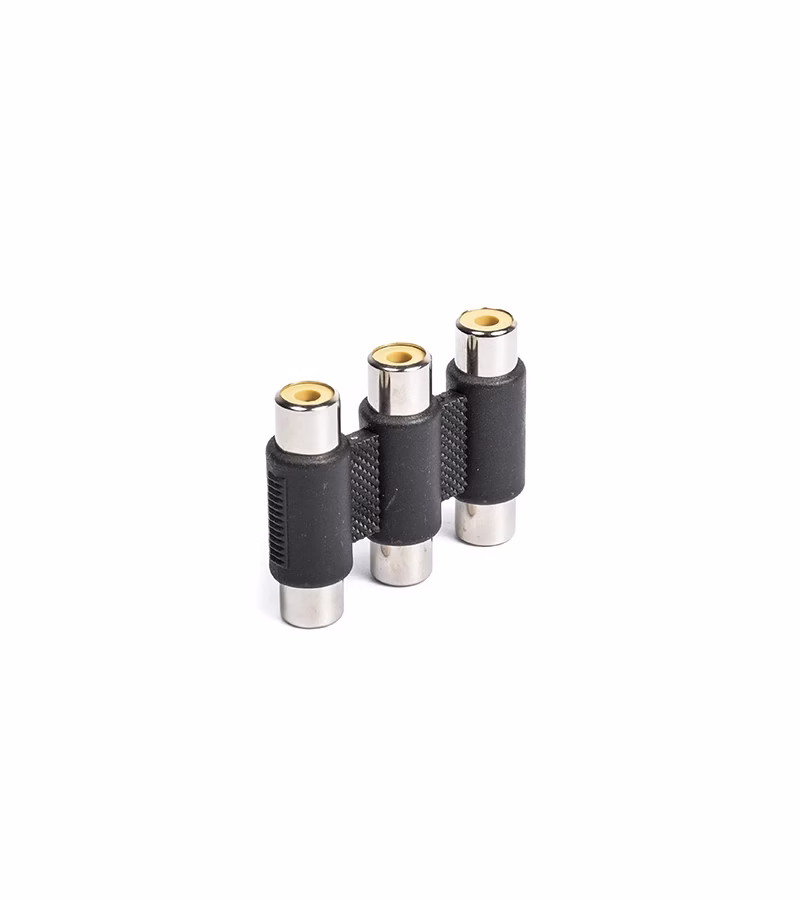 Adaptador Unión RCA de Audio y Video x  Conectores hembras ZZ A  J