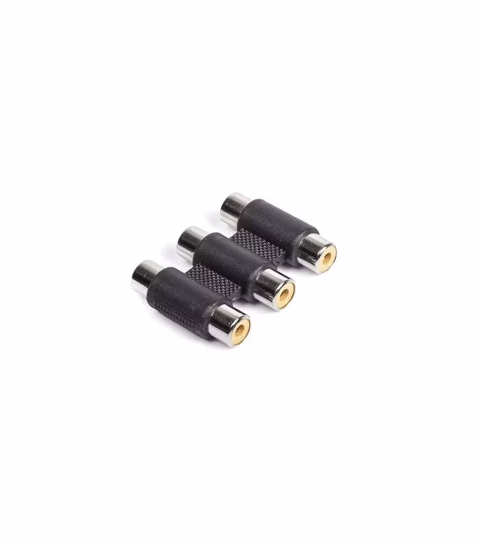 Adaptador Unión RCA de Audio y Video x  Conectores hembras ZZ A  J