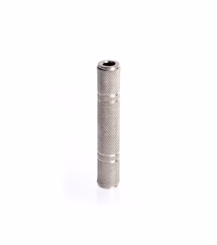 Unión Plug Jack 1/4" Monoaural de 6.35mm Metálico - High Full Max ZZ-A1076MT