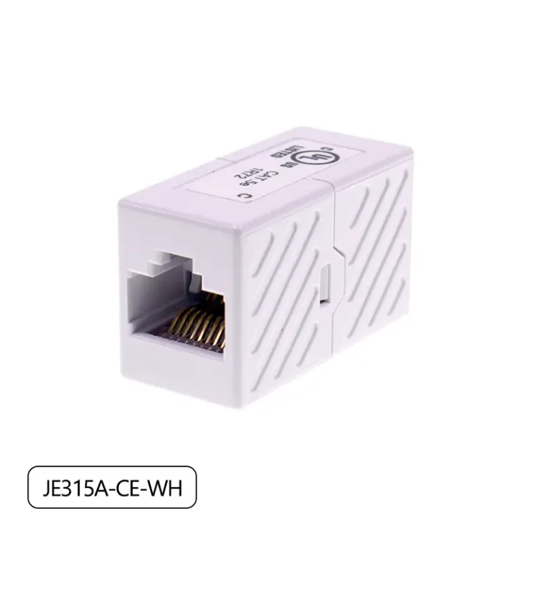 Empalme RJ45 Cat5e DIXON JE315A-CE-WH, Acoplador de Red Cat5e, Unión Rj45 Cat5e