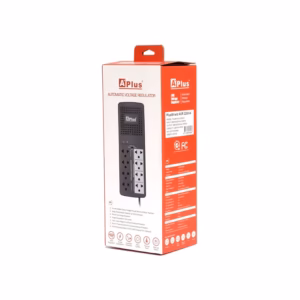 Estabilizador de Voltaje Electrónico 2200VA / 1100W A+ Plus PlusShield: ¡Protección Total para tus Equipos! Serie 3 | PlusShield 3-2200UN