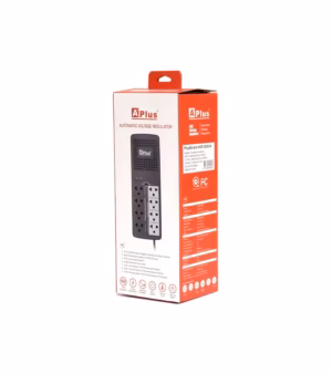 Estabilizador de Voltaje Electrónico VA  W A Plus PlusShield GP AV Protección Total para tu Computadora Gamer y Equipos Electrónicos
