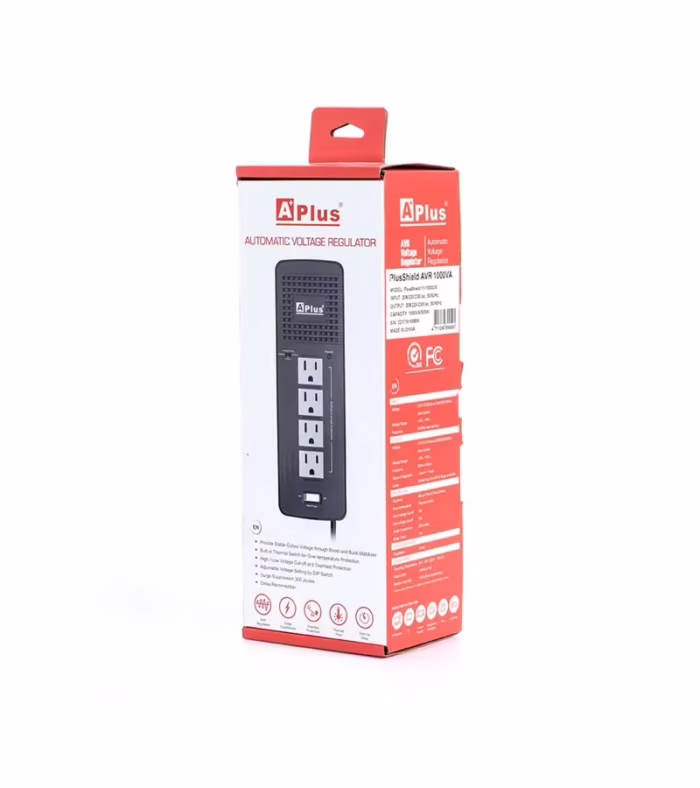 Estabilizador de Voltaje    Tomas AVR PlusShield  UN   AVR VA | W