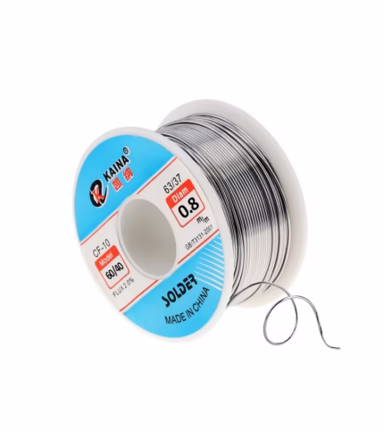 Estaño para Soldar KAINA CF  de mm con flux al   Rollo de Estaño de mm para Soldadura de placas   Kaina CF 