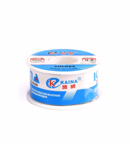 Estaño para Soldar KAINA CF-10 de 0.8mm con flux al 2% 60/40 Rollo de Estaño de 0.8mm para Soldadura de placas - Kaina CF-10