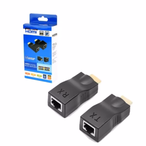 Extender HDMI RJ45 de 30mt 4K FullHD 1080p High Full Max E-30TR, Extensor HDMI por cable de red hasta 30 metros
