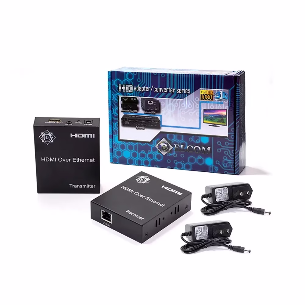 EExtender HDMI de  metros por Cable de RED Cate   cat Delcom DEXT Extender HDMI  Metros por UTP Cate  Cat DELCOM DEXT p en HD Multimedia PERU SAC