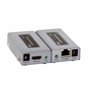 Extensor HDMI 60M por Rj45 Cat5e Cat6 Cat6a Dtech DT-7053, con cable Infrarrojo y video Loop