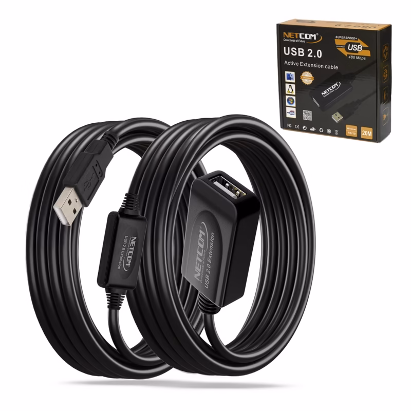 Extensión USB de MT Activo USB  Mbps Netcom PE UA Conexión USB Estable a Larga Distancia